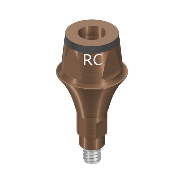 ITI Straumann Bone Level® Tooth Abutment Titanium Straight Cementable Abutment Compatible RC 4.1mm