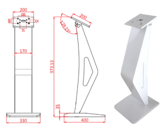 21.5 Inch Retail Digital Signage Touch Screen Interactive Display Screen High Durability