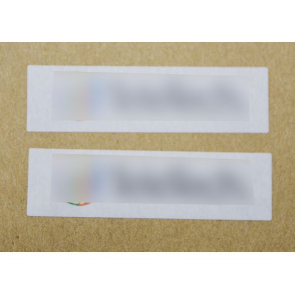 Matt White Coated Security Non Residue Security Labels Non Transfer