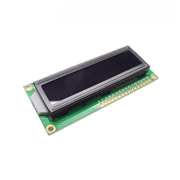 Small Alphanumeric LED Backlight Display 2x16 Character STN Panel LCD Cob Type Monochrome