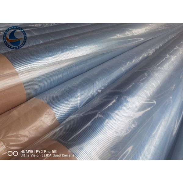 SS304L 168mm Johnson VEE-WIRE Water Well Screen Pipe