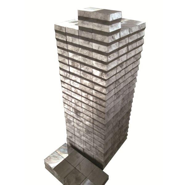 8-200 mm thickness Customized Rectangular Shielding Brick With Interlocking