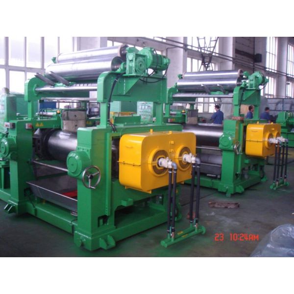 PLC Controlled 16" Open Rubber Mixing Mill with Stainless Steel Construction for Efficient Rubber Compounding