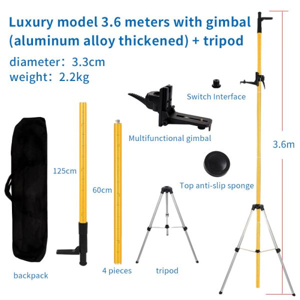 Level Supporting Rods Elevating And Lifting Racks Infrared Bracket Top Rod Level Telescopic Ceiling Level Telescopic Rods