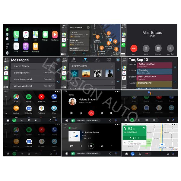 CT Series Lexus Video Interface Steering Wheel Buttons Control With Podcasts