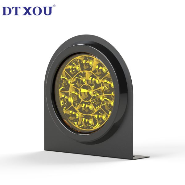 16 Leds Rubber Mount Front Side Marker Light For Trucks Trailers Led Side Marker Lamp