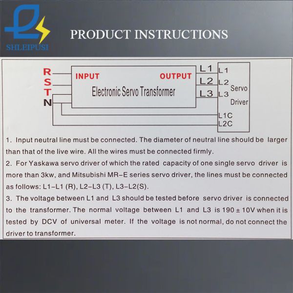 3 Phase Electrical Servo Voltage Transformer Mini 5.5KVA 7.5KVA