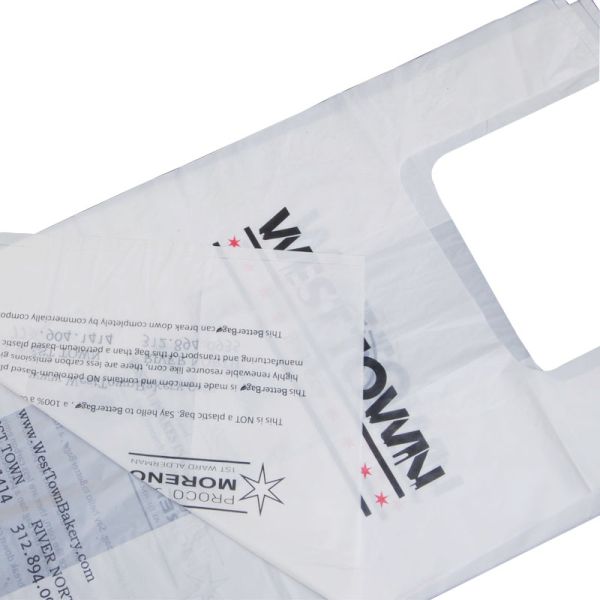 wholesale biodegradable compostable plastic trash bag on roll, Eco friendly cornstarch compostable bags disposable bags