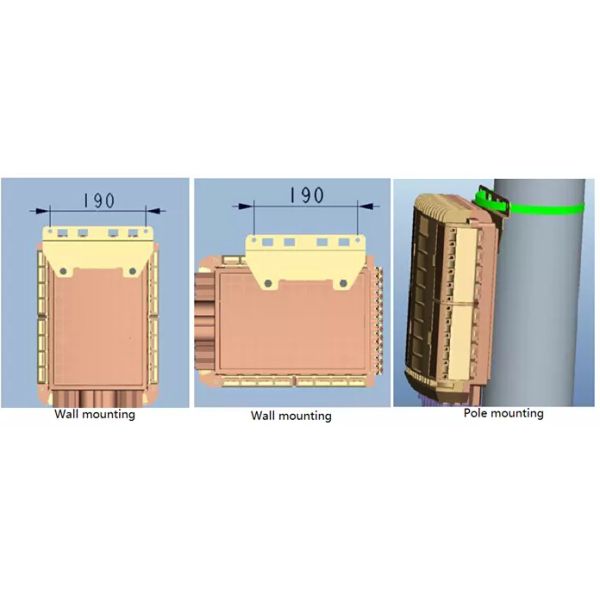 Horizontal Optical Fibre Cable Joint Closure With Pole Mounted Type OEM