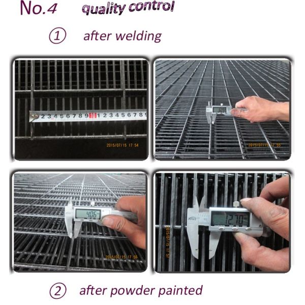 V fold 358 high security fencing panels