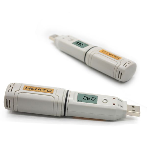Automatic Records USB Temperature Humidity Logger good for Cold Shipping Vans And Crates