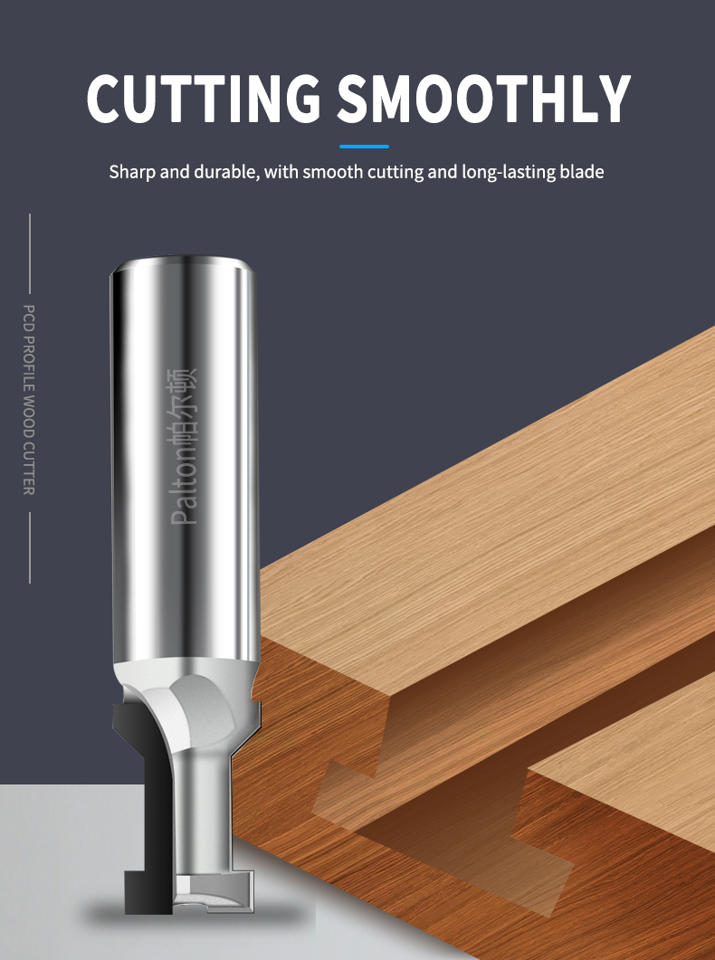 Particle Board PCD Router Cutters CNC Bit Profiling Grooving Cutting Bits ODM