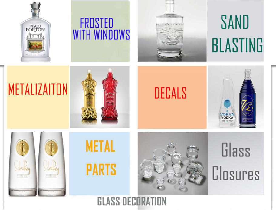 750ml Apline Whiskey Glass Bottle -Customization, Super Flint Glass Bottle, American Rum