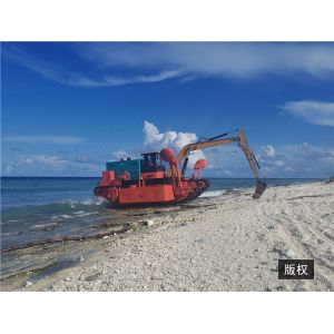 Crawler Amphibious Dredger Multi Function For River Sand Dredging