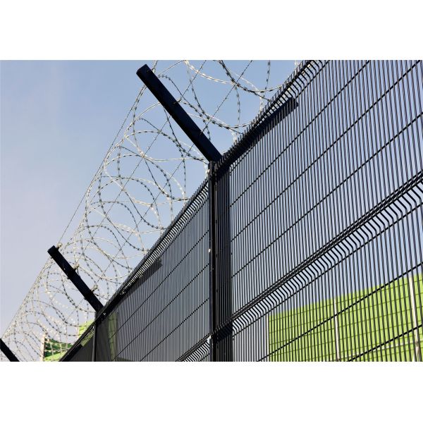 the highest level of security welded panel barrier-358 mesh fencing