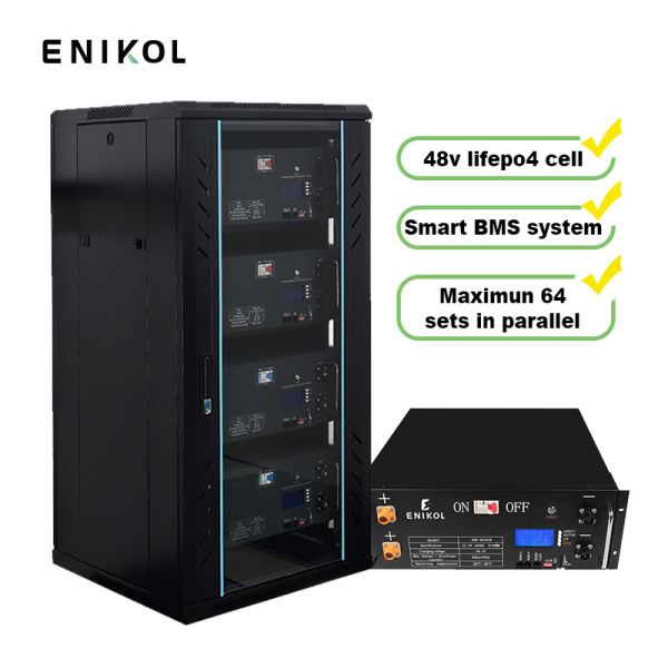 RS485/CAN Protocol 48V Solar Battery Lithium Iron Phosphate Max Parallel 64