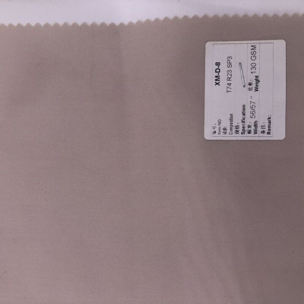 Customizable 130GSM Plain Weave Polyester Fabric 74% Polyester 23% Rayon 3% Spandex for Shirts and Dress Pants