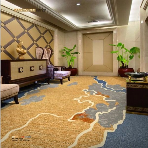 Axminster coastline pattern hotel room carpet for sales