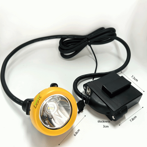 Mining Headlamp Helmet Battery Rechargeable Underground Mining Lights