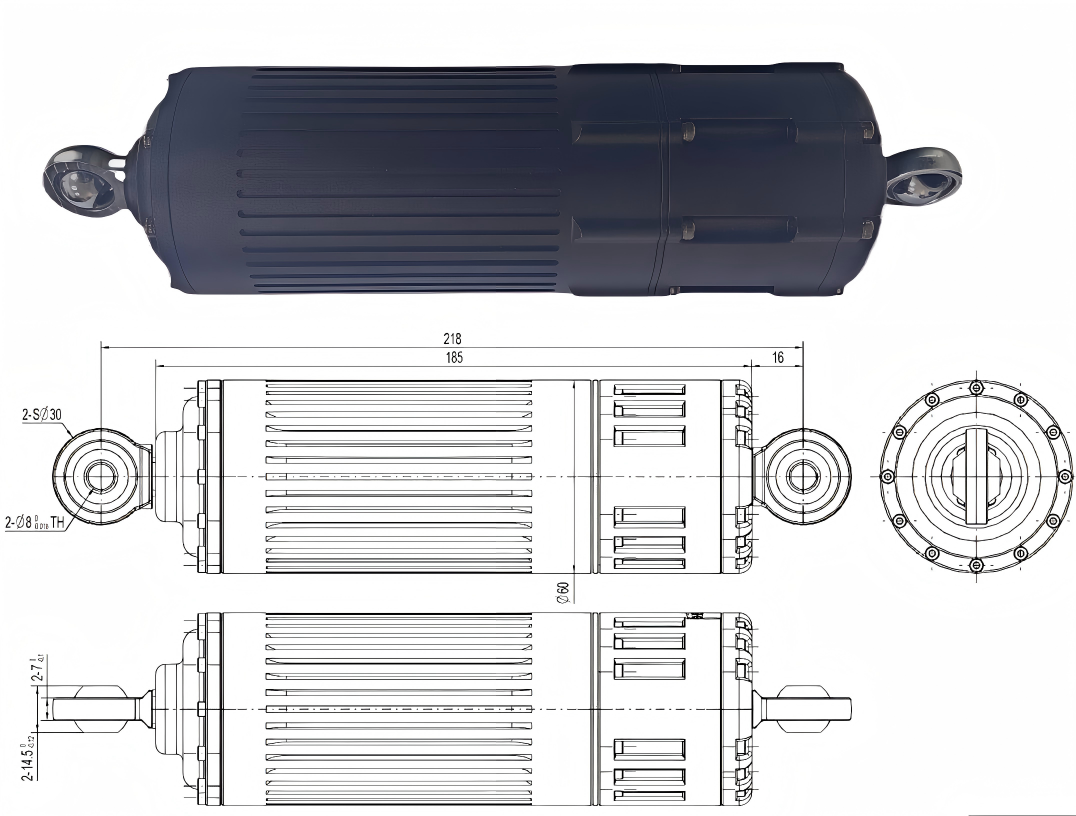 Humanoid Lower Leg Joint Linear Actuator-8000N
