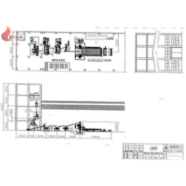 PVC filme Calender Machine