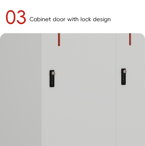 White lockers, filing cabinets, student dormitory cabinets (with password lock) Support customization