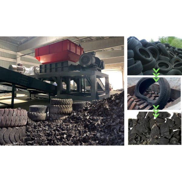 Customizable Waste Rubber Hoses Rubber Product Making Processing Shredder Machinery