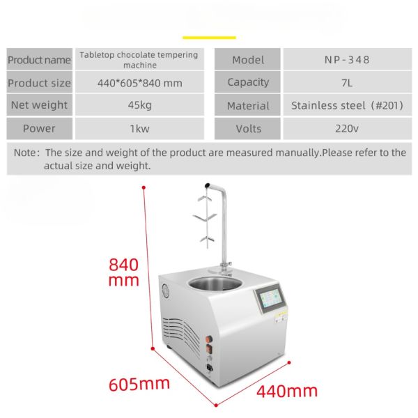 Multifunctional Small Automatic Chocolate Machine for Portable Chocolate Production