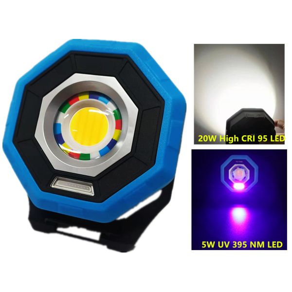 Handheld Tripod Mounted 2000 Lumen Led Work Light For Car Detailing Curing