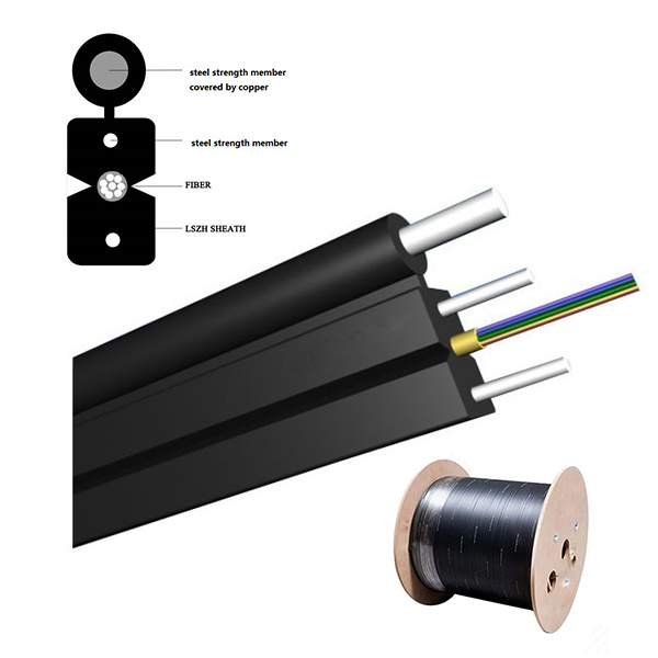 High Quality GJYXFCH FTTH Optical Drop Cable 6 Cores with good price