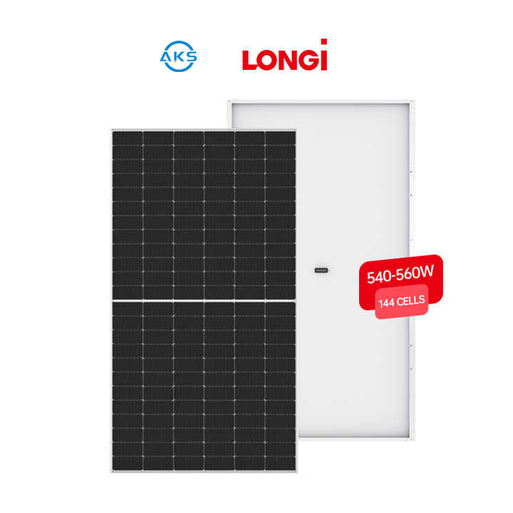 Quality Rooftop Longi 540w Solar Panel 545W 550W 555W 560w Solar Panel Zonnepanelen Transparent for sale