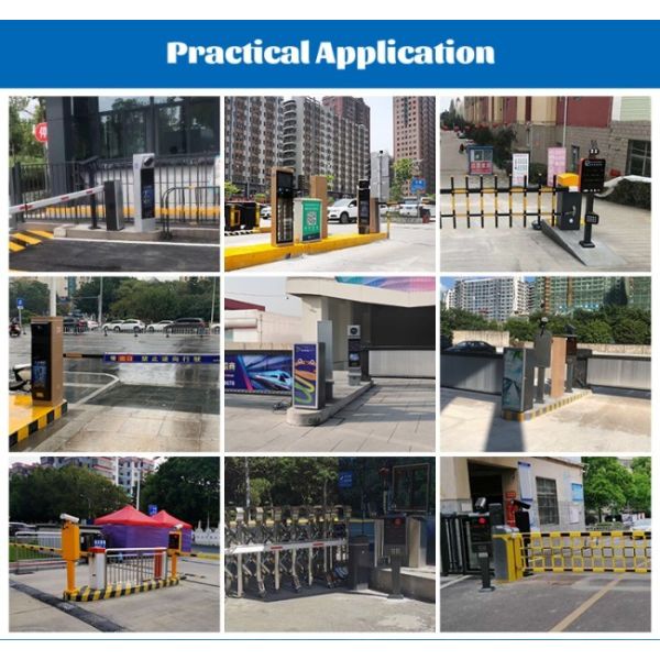 LPR Parking Controller With 8-inch Black HP LPR Camera For Smart Parking System