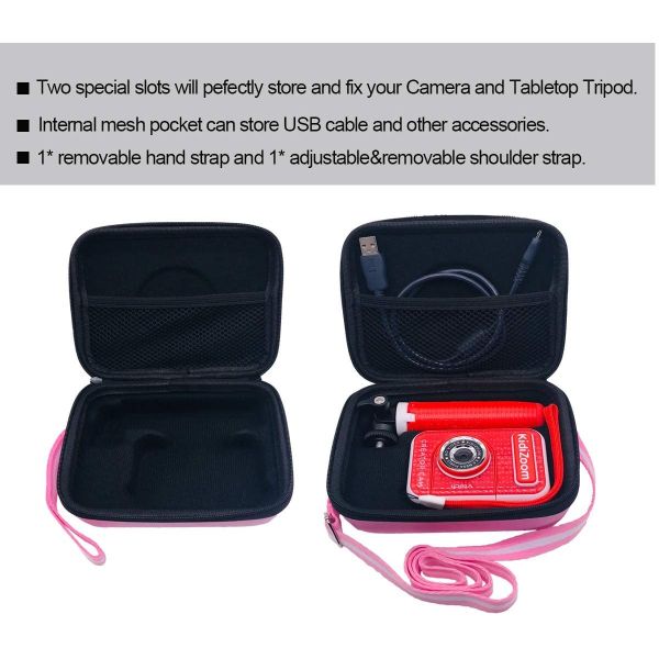 5.9x4.7x2.4 Inch EVA Hard Case For Video Camera