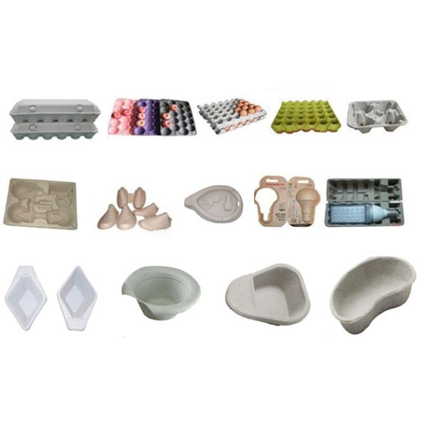 High Capacity Pulp Tray Machine , Egg Tray Pulp Molding Production Line 3000 Pcs / H