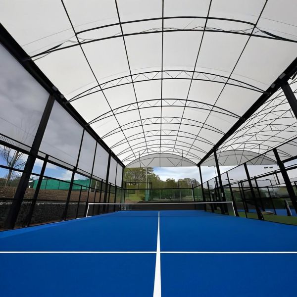 Retractable Padels Court Shade Tent