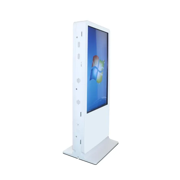 55inch Floor Standing Double Sided Touch Screen Kiosk Built in PC Windows OS