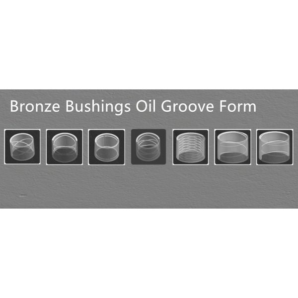 Graphite Plugged Brass Bushings , Inch Sizes Continuous Casting Machined Precision Parts