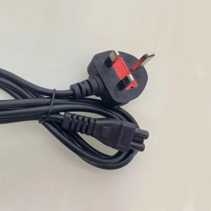 Quality Sunproof 0.5mm2 CCA 3 PIN UK Power Cable For Laptop Computer for sale