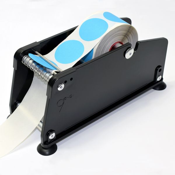 Affordable manual adhesive label dispenser machine for shops workshop