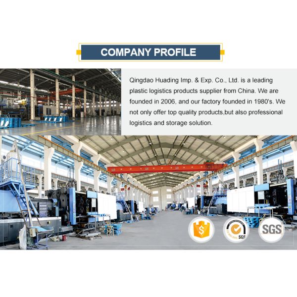Certificated Durable Heavy Duty Plastic Pallet
