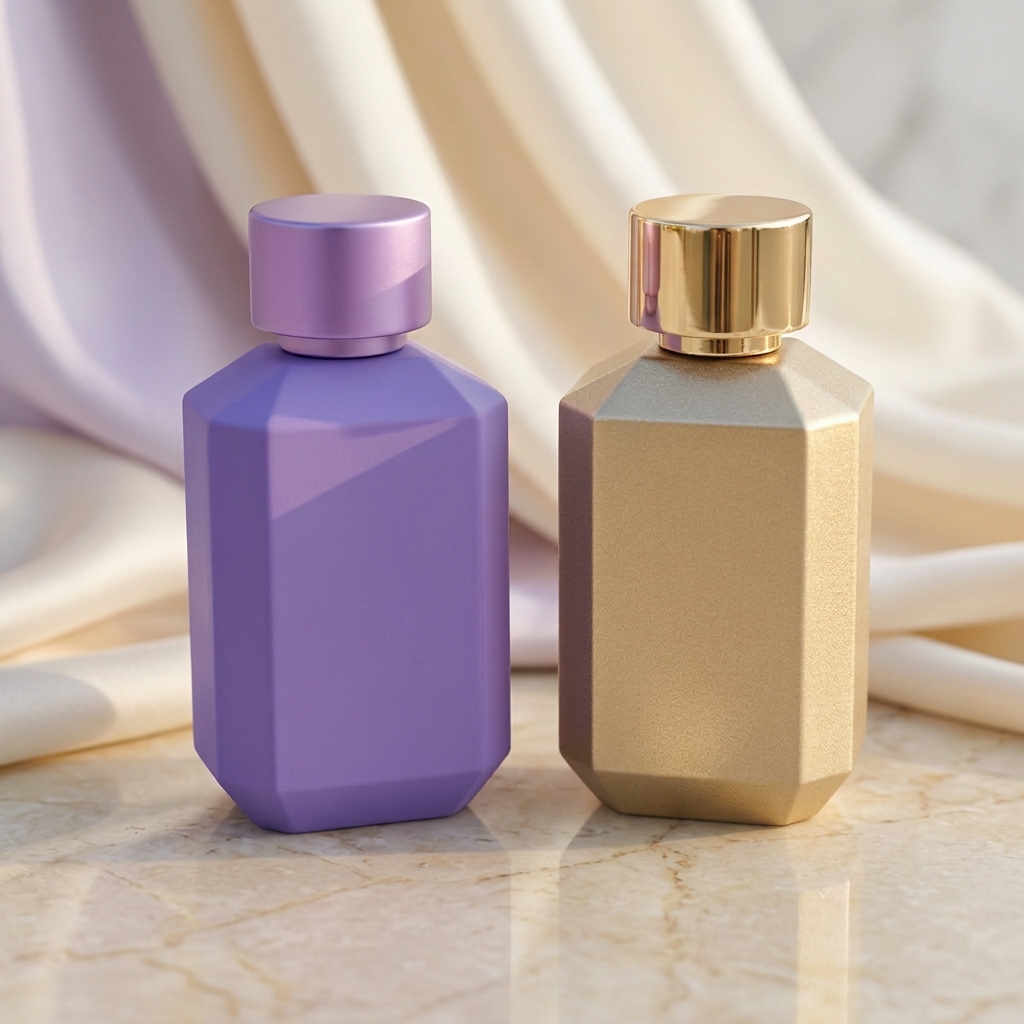 Anding Supplier Custom Printing 100 ml Rectangle High End Refillable Spray Luxury Empty Glass Perfume Bottle for Perfume