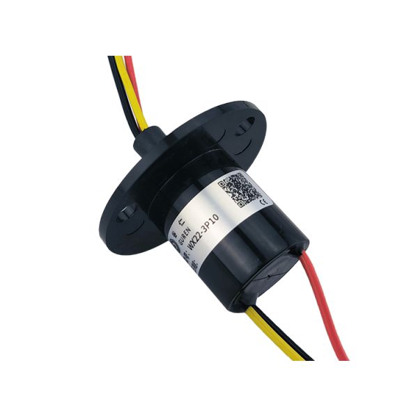 Silent Operation 10A Small Slip Ring 360 Degree Rotating Electrical Connector