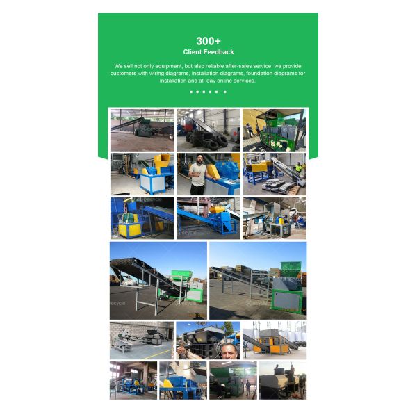Adjustable Output Size Double Roll Scrap Metal Shredder Machine for Construction Works