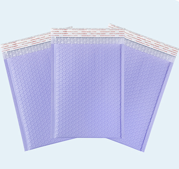 100% Recycleable Pink Design Protective Bubble Mailing Bags With Waterproof Function For Products Package