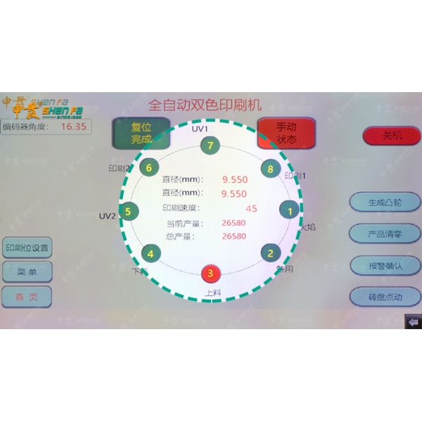 Automatic 2-Color Servo Screen Printing Machine for Barrels