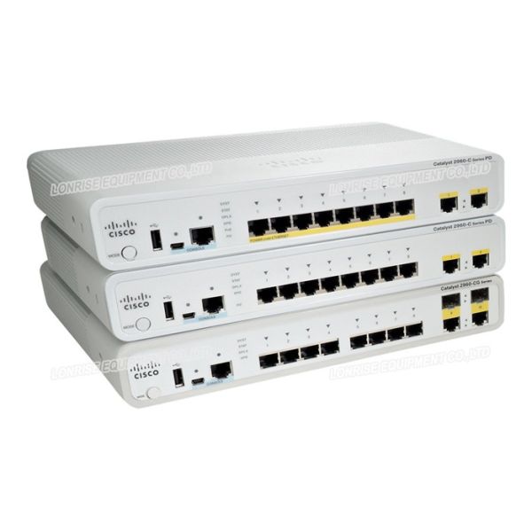 Cisco Catalyst 2960 Switch WS-C2960C-8PC-L Fast Ethernet - Gigabit Ethernet