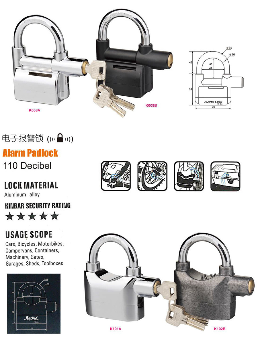 Alarm Padlock