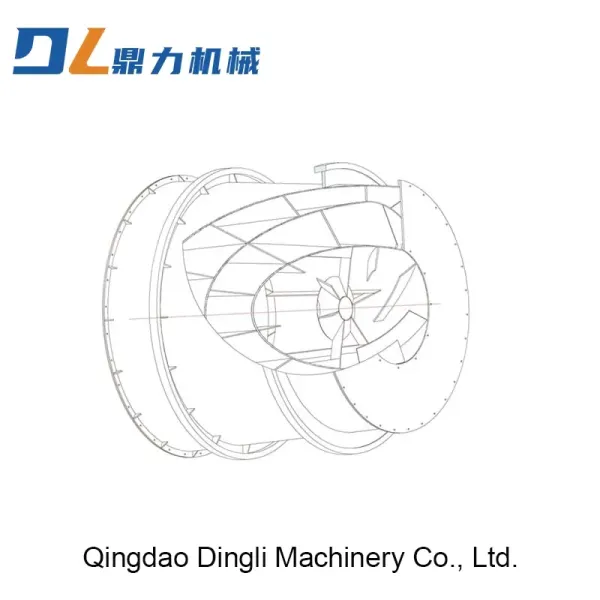 Rotary Drum Continuous Drying Equipment; Three-Pass Sand Drying Machine