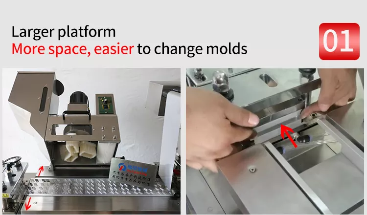 Automatic Tablet Capsule Blister Packing Machine For Pharmaceuticals
