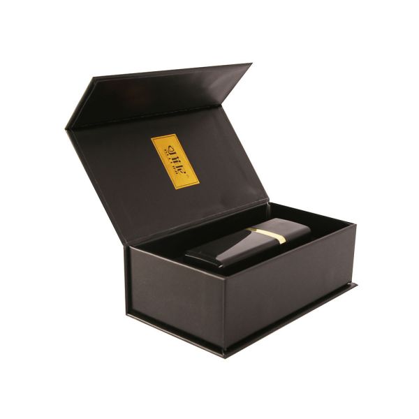 Luxury Black Perfume Packaging Box With Paperboard